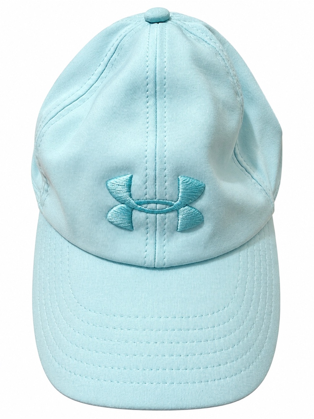 Under Armour Women's Light Aqua and Charcoal Gym Cap